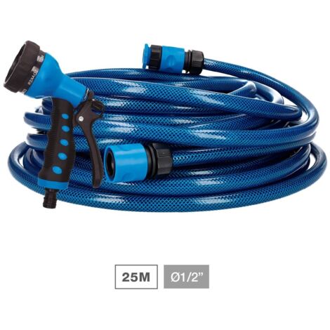 Kit manguera jardín Hisua Ø3/4" 19mm 25M (1/5)