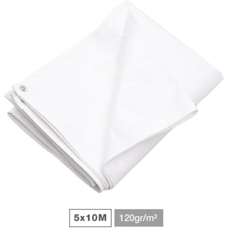 Toldo 120gr 5x10M Blanco (1/4)