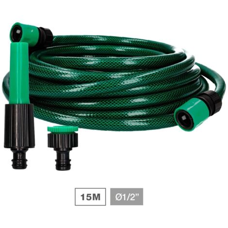 Kit manguera jardín Bairia Ø1/2" 12,5mm 15M (1/5)