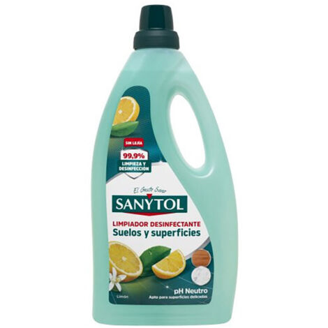 Limpiador desinfectante suelos y superficies limón 1200 ml