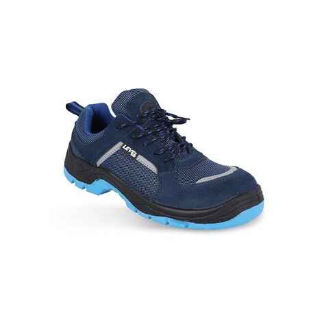 Zapato de seguridad WORKFIT "Level" (protección S1 PL SR FO) con puntera reforzada y suela antideslizante – Talla 38