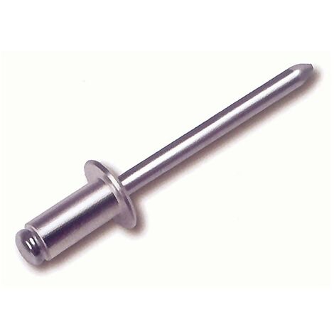 DAMESA remaches aluminio 4,8x12 con vastago , Remaches de aluminio.
- Tamaño: 4,8 x 12 mm.
- Forma: Cabeza de aluminio vástago.
- Caja de 500 unidades.
