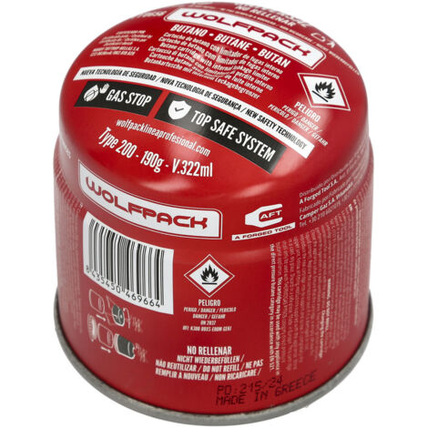 Cartucho Gas 0,190 Kg Ce En417