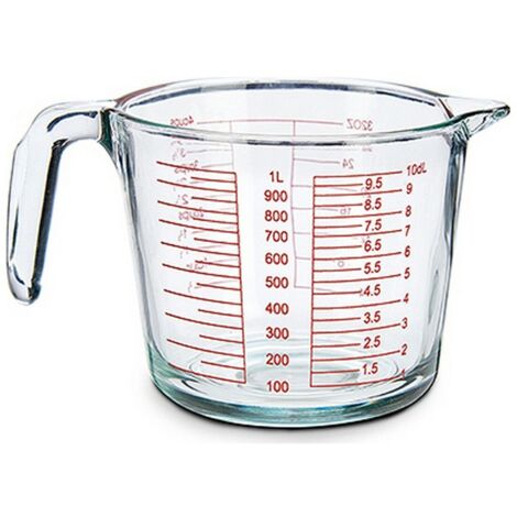 Jarra medidora cristal 1lt 67614 vivalto