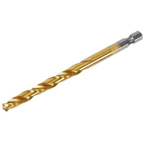 Broca titanio BROCA TITANIO 10X133MM HSS/M2, DIN338, vástago hexagonal 1/4“ (1/2)