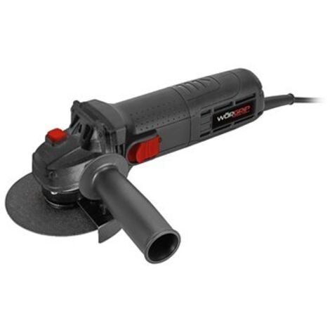 Amoladora con protección anti chispas (700W 115-125mm 11000) de diseño ergonómico