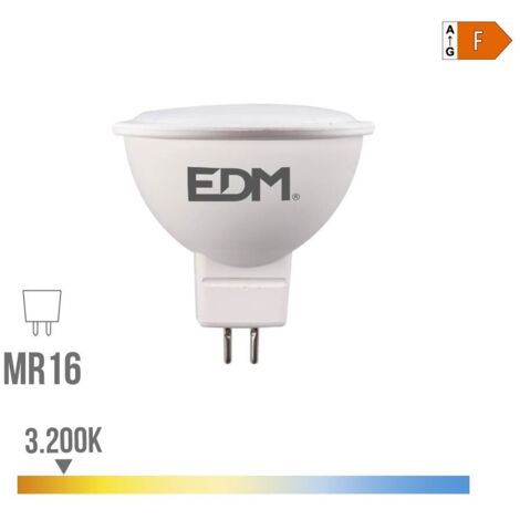 Bombilla LED dicroica MR16 (8W 3200K 780lm) IP20 Ø5x5cm (1/3)