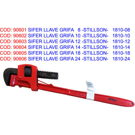 SIFER LLAVE GRIFA 24 -STILLSON-   1810-24