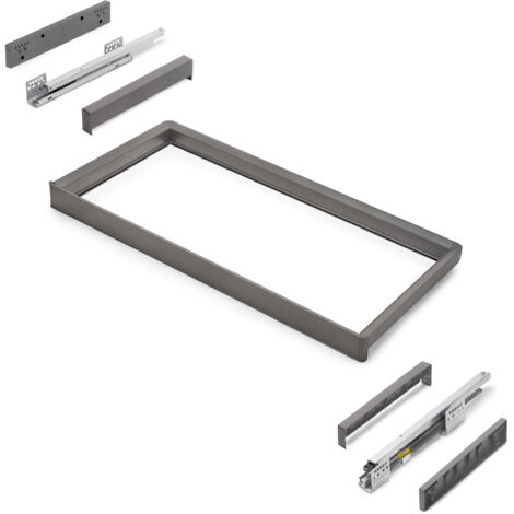 Emuca Soporte Quartz acabado titanio capacidad 30 kg (1/5)