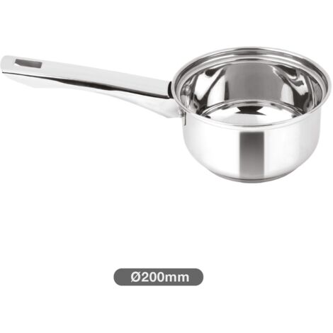 Cazo de acero inoxidable y aluminio Ø20cm (1/5)