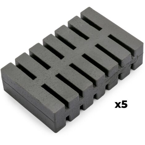 Emuca Lote de 5 pastillas antiolores para tapa de contenedor Recycle, Olor cítrico, Plástico (1/5)