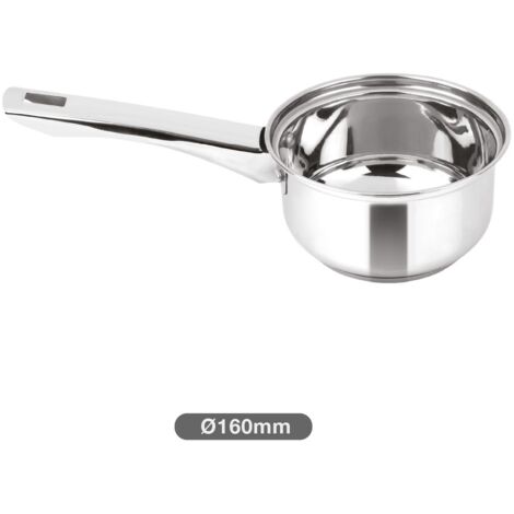 Cazo de acero inoxidable y aluminio Ø16cm (1/5)