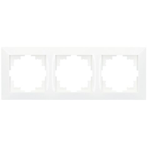 Embellecedor triple Iota Blanco (1/4)