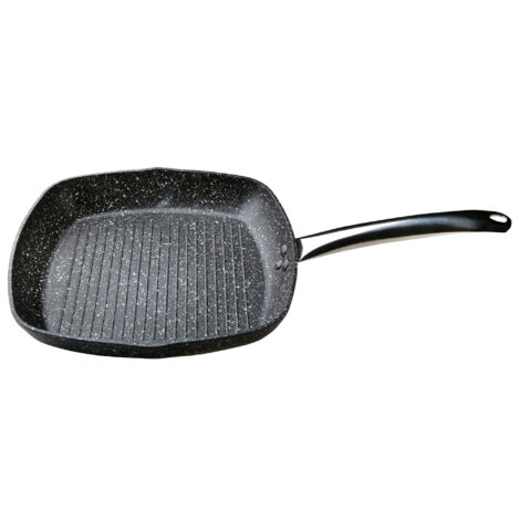 WECOOK GRILL RAYAS 28X28CM ALUMINIO ANTIADHERENTE 3MM TODOFUEGO GRANITE 75028 (1/3)