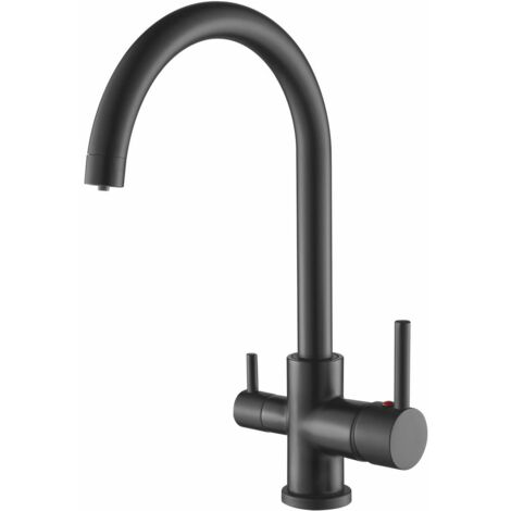 Monomando fregadera alto osmosis oceanic negro (1/5)