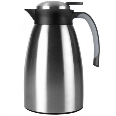 Jarra termo para líquidos de 1,5l itros con cámara de vacío fabricada en acero inoxidable (1/3)