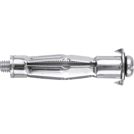 Blíster de 4 tacos metálicos para espacios huecos ACROBAT, 10 x 37 mm, con tornillo MHD-S TOX 035701061 (1/3)