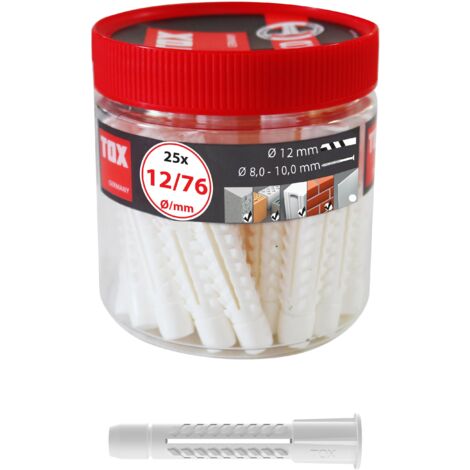 Taco universal Deco 12x76 mm en envase circular