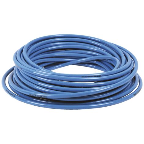 COFAN caja 25mt tubo poliuretano azul 5,5x8 , Conducciones de aire, poliuretano de base poliéster de dureza 98 SHORE A. Cajas de 25 m.