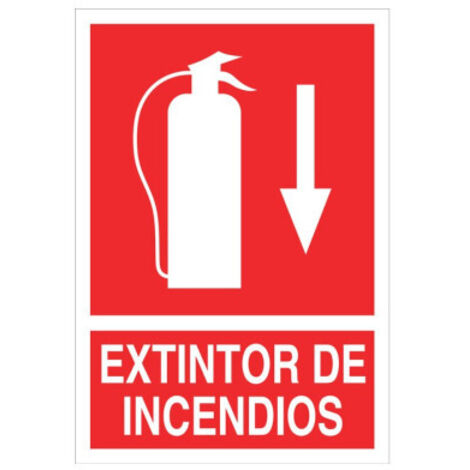 CARTEL PVC 21 15 EXTINTOR INCENDIOS