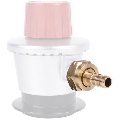 Racord de gas 21.8 mm rosca izquierda, latón, 2.4 cm largo x 3.5 cm alto (1/5)
