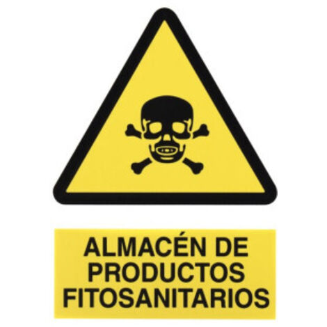 COFAN señal poliestireno 420x297 mm. productos fitosanitarios