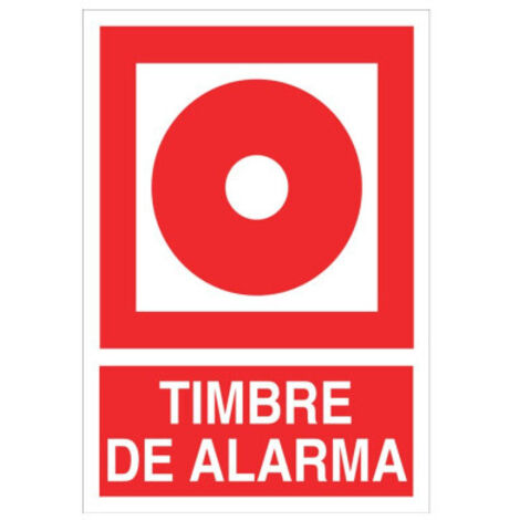 COFAN señal luminiscente 210x148mm. timbre de alarma , Señal luminiscente de socorro timbre de alarma. El diseño de la señal puede variar, pero en ningún caso se variará el signifi