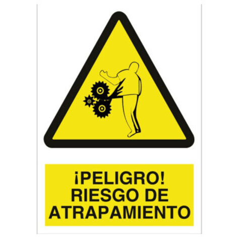 COFAN señal adhesiva 148x105mm. ¡peligro riesgo de atrapamiento