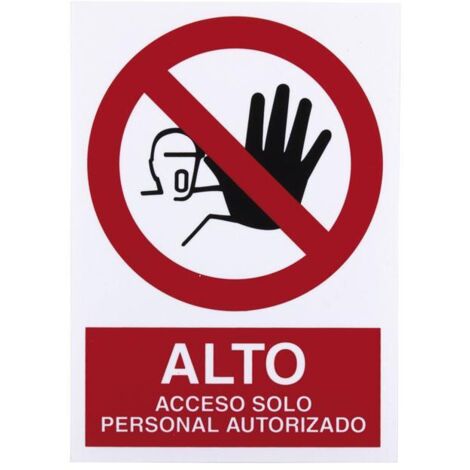 SEÑAL POLIESTIRENO 297X210MM