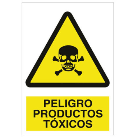 COFAN señal poliestireno 297x210mm. peligro productos tóxicos