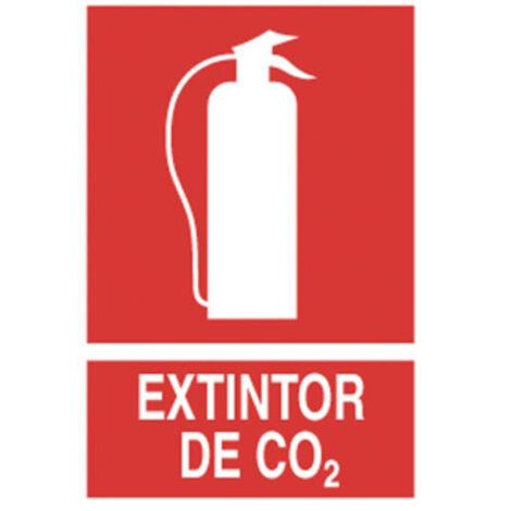 CARTEL PVC CLASE A 150210 EXTINTOR CO2
