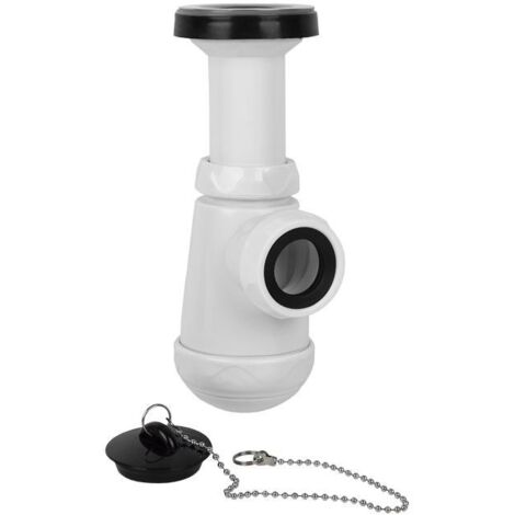 COFAN sifón botella con salida ø32-40 y racor 1 1/2 , Sifón botella extensible. Racor de 1 1/2. Alta capacidad de desagüe. Tiene una toma de salida de Ø40 mm y una junta cónica red