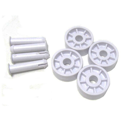 Keeper repuesto 4 ruedas limpiafondos piscina aluminio 35 cm