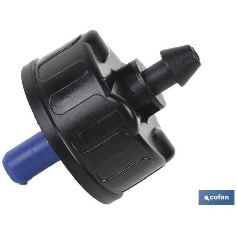 gotero autocompensante 4,1 litros/hora para riego preciso en jardinería y agricultura
