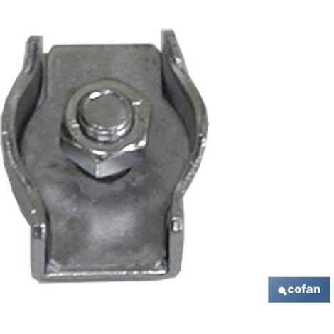 Sujetacables plano simple M-5 para empalmes estéticos en inox A-2 y A-4 (1/2)