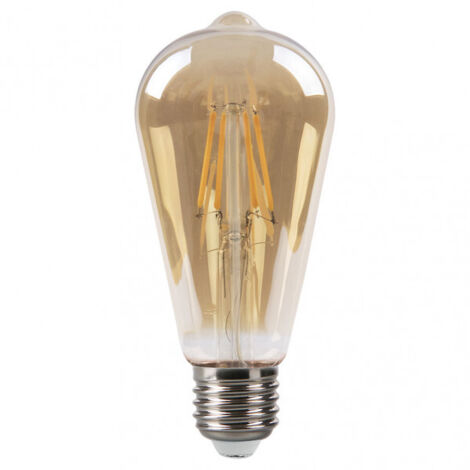 Bombilla filamento pebetero 4 W 380 lm E27 ámbar 2700 K (1/2)