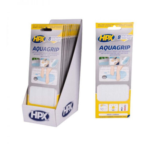 HPX - Cinta antideslizante transparente Aqua Grip - herramienta profesional duradera, calidad garantizada, envío en 24h