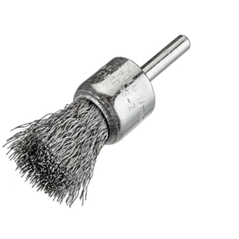 Cepillo pincel OSBORN de latón ondulado con vástago de 6 mm y filamento de Ø 0.20 mm