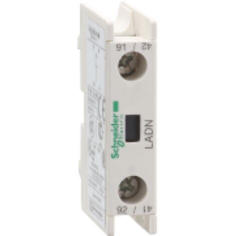 TeSys D - bloc de contacts auxiliaires - 0F+1O - bornes à vis-étriers - LADN01 (1/2)