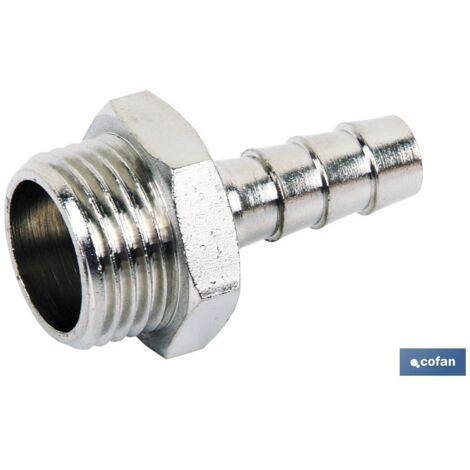 Espiga cilíndrica roscada de latón T-4,5 R-5 mm para venta unitaria