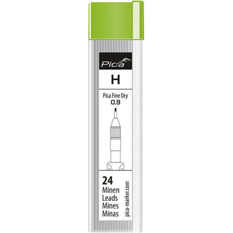 Marcador pica fino seco de grafito set h (24 pcs.) Pica