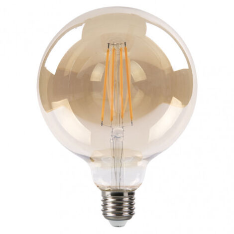 FABRILAMP Bombilla Filamento Globo 16x12,5d 8w 750lm E27 Ambar 2700k