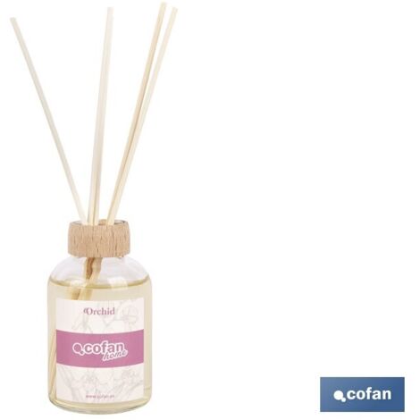 Ambientador de varillas orquídea 50 ml con fragancia floral y duradera