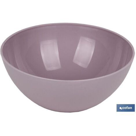 Bol modelo albahaca 950 ml rosa palo, resistente y apto para lavavajillas 17x7 cm
