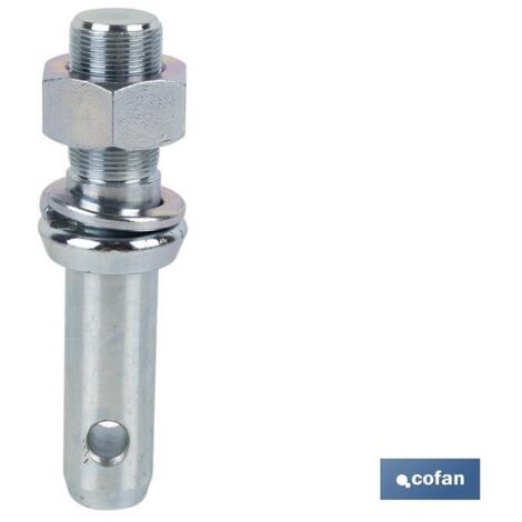 perno roscado para enganche aperos m 27 x ø28 mm   caja 5 unid.