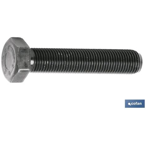 TORNILLOS CABEZA HEXAGONAL ROSCA TOTAL DIN 933 C-8.8 UNF 1"  X 40 N