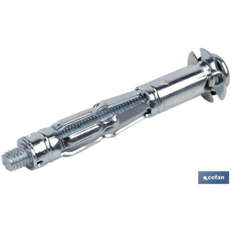 ANCLAJE METÁLICO PARA MATERIALES HUECOS MÁX. 30 MM TORNILLO M4 X 47 MM Ø8 MM