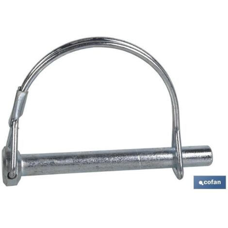 COFAN pasador elastico centro eje 6 mm.   caja 50 unid. , Indicados en uso de maquinaria agrícola. Gran resistencia del eje central. Disponible en M-6, M-8, M-10.