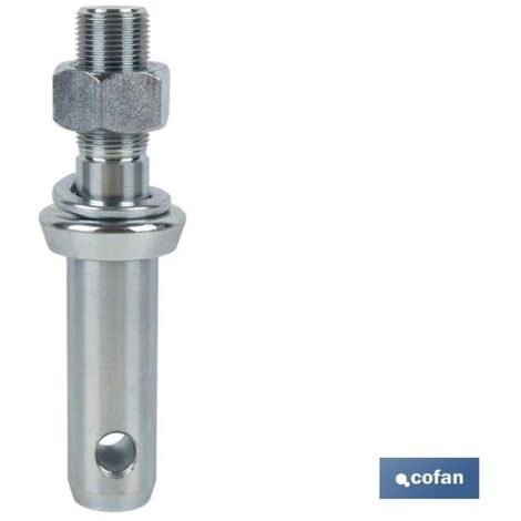 perno roscado para enganche aperos m 22 x ø28 mm   caja 5 unid.