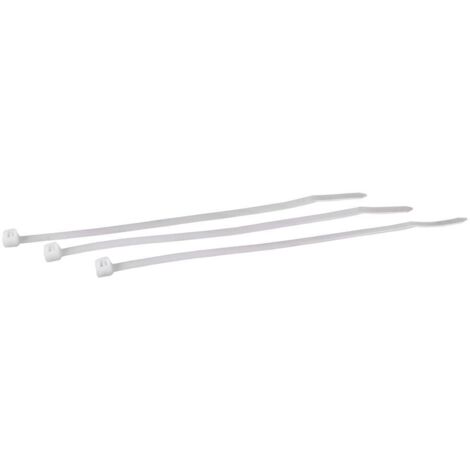COFAN bridas nylon blanco 3,6 x 300 mm   caja 100 unid. , Bridas de nylon 100% calidad 6.6. con cabeza reforzada para evitar rotura. Sistema rápido y seguro de fijación de tubos u